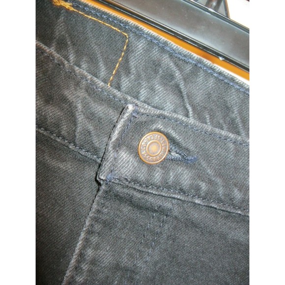 Levis 550 Black Jeans Tag 40X30 (M: 39X30) Relaxed Tapered USA Vintage - Picture 7 of 13